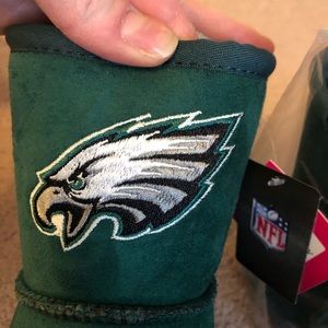 NWT NFL Green Philadelphia Eagles UGG type booties